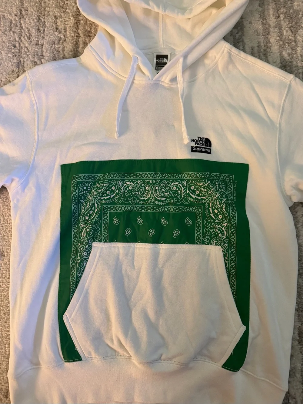 Supreme x The North Face Bandana Hoodie New with Tag